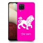 אריה כיסוי מגן קשיח בעיצוב אישי עם השם שלך ל Samsung Galaxy A12 יחידה אחת סקרין מובייל