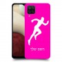 רץ כיסוי מגן קשיח בעיצוב אישי עם השם שלך ל Samsung Galaxy A12 יחידה אחת סקרין מובייל