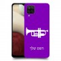 חצוצרה כיסוי מגן קשיח בעיצוב אישי עם השם שלך ל Samsung Galaxy A12 יחידה אחת סקרין מובייל