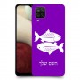 דגים כיסוי מגן קשיח בעיצוב אישי עם השם שלך ל Samsung Galaxy A12 יחידה אחת סקרין מובייל