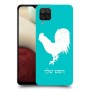 תרנגול כיסוי מגן קשיח בעיצוב אישי עם השם שלך ל Samsung Galaxy A12 יחידה אחת סקרין מובייל