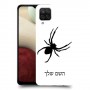 עכביש כיסוי מגן קשיח בעיצוב אישי עם השם שלך ל Samsung Galaxy A12 יחידה אחת סקרין מובייל