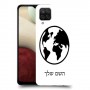 עולם כיסוי מגן קשיח בעיצוב אישי עם השם שלך ל Samsung Galaxy A12 יחידה אחת סקרין מובייל