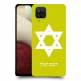 מגן דוד - ישראל כיסוי מגן קשיח בעיצוב אישי עם השם שלך ל Samsung Galaxy A12 יחידה אחת סקרין מובייל