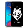 זאב כיסוי מגן קשיח בעיצוב אישי עם השם שלך ל Samsung Galaxy A20 יחידה אחת סקרין מובייל