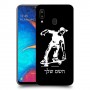 ילד סקייטבורד כיסוי מגן קשיח בעיצוב אישי עם השם שלך ל Samsung Galaxy A20 יחידה אחת סקרין מובייל