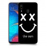 סמיילי כיסוי מגן קשיח בעיצוב אישי עם השם שלך ל Samsung Galaxy A20 יחידה אחת סקרין מובייל