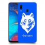 זאב כיסוי מגן קשיח בעיצוב אישי עם השם שלך ל Samsung Galaxy A20 יחידה אחת סקרין מובייל