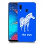 זברה כיסוי מגן קשיח בעיצוב אישי עם השם שלך ל Samsung Galaxy A20 יחידה אחת סקרין מובייל