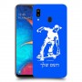 ילד סקייטבורד כיסוי מגן קשיח בעיצוב אישי עם השם שלך ל Samsung Galaxy A20 יחידה אחת סקרין מובייל