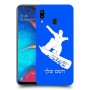 סנובורד כיסוי מגן קשיח בעיצוב אישי עם השם שלך ל Samsung Galaxy A20 יחידה אחת סקרין מובייל