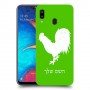 תרנגול כיסוי מגן קשיח בעיצוב אישי עם השם שלך ל Samsung Galaxy A20 יחידה אחת סקרין מובייל