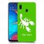 עקרב כיסוי מגן קשיח בעיצוב אישי עם השם שלך ל Samsung Galaxy A20 יחידה אחת סקרין מובייל
