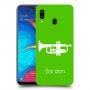 חצוצרה כיסוי מגן קשיח בעיצוב אישי עם השם שלך ל Samsung Galaxy A20 יחידה אחת סקרין מובייל