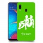 תאומים כיסוי מגן קשיח בעיצוב אישי עם השם שלך ל Samsung Galaxy A20 יחידה אחת סקרין מובייל