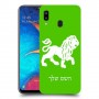 אריה כיסוי מגן קשיח בעיצוב אישי עם השם שלך ל Samsung Galaxy A20 יחידה אחת סקרין מובייל