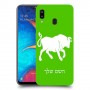 שור כיסוי מגן קשיח בעיצוב אישי עם השם שלך ל Samsung Galaxy A20 יחידה אחת סקרין מובייל