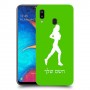ג'וגלין - אישה כיסוי מגן קשיח בעיצוב אישי עם השם שלך ל Samsung Galaxy A20 יחידה אחת סקרין מובייל