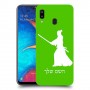 סמוראי כיסוי מגן קשיח בעיצוב אישי עם השם שלך ל Samsung Galaxy A20 יחידה אחת סקרין מובייל