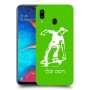 ילד סקייטבורד כיסוי מגן קשיח בעיצוב אישי עם השם שלך ל Samsung Galaxy A20 יחידה אחת סקרין מובייל