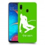 סקִי כיסוי מגן קשיח בעיצוב אישי עם השם שלך ל Samsung Galaxy A20 יחידה אחת סקרין מובייל