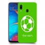 כדורגל - כדור כיסוי מגן קשיח בעיצוב אישי עם השם שלך ל Samsung Galaxy A20 יחידה אחת סקרין מובייל