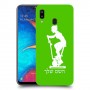 שוליים - אישה כיסוי מגן קשיח בעיצוב אישי עם השם שלך ל Samsung Galaxy A20 יחידה אחת סקרין מובייל