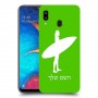 גלישה כיסוי מגן קשיח בעיצוב אישי עם השם שלך ל Samsung Galaxy A20 יחידה אחת סקרין מובייל