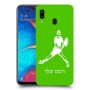 שחקן טניס כיסוי מגן קשיח בעיצוב אישי עם השם שלך ל Samsung Galaxy A20 יחידה אחת סקרין מובייל