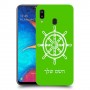 הגה - קפטן - ים כיסוי מגן קשיח בעיצוב אישי עם השם שלך ל Samsung Galaxy A20 יחידה אחת סקרין מובייל