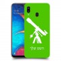 טלסקופ כיסוי מגן קשיח בעיצוב אישי עם השם שלך ל Samsung Galaxy A20 יחידה אחת סקרין מובייל
