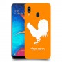 תרנגול כיסוי מגן קשיח בעיצוב אישי עם השם שלך ל Samsung Galaxy A20 יחידה אחת סקרין מובייל