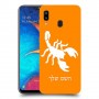 עקרב כיסוי מגן קשיח בעיצוב אישי עם השם שלך ל Samsung Galaxy A20 יחידה אחת סקרין מובייל