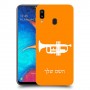 חצוצרה כיסוי מגן קשיח בעיצוב אישי עם השם שלך ל Samsung Galaxy A20 יחידה אחת סקרין מובייל
