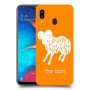 טלה כיסוי מגן קשיח בעיצוב אישי עם השם שלך ל Samsung Galaxy A20 יחידה אחת סקרין מובייל