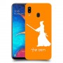 סמוראי כיסוי מגן קשיח בעיצוב אישי עם השם שלך ל Samsung Galaxy A20 יחידה אחת סקרין מובייל