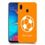 כדורגל - כדור כיסוי מגן קשיח בעיצוב אישי עם השם שלך ל Samsung Galaxy A20 יחידה אחת סקרין מובייל