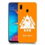 טריאתלון כיסוי מגן קשיח בעיצוב אישי עם השם שלך ל Samsung Galaxy A20 יחידה אחת סקרין מובייל