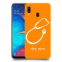 רופא סטטוסקופ כיסוי מגן קשיח בעיצוב אישי עם השם שלך ל Samsung Galaxy A20 יחידה אחת סקרין מובייל