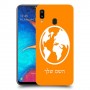 עולם כיסוי מגן קשיח בעיצוב אישי עם השם שלך ל Samsung Galaxy A20 יחידה אחת סקרין מובייל