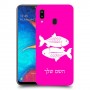 דגים כיסוי מגן קשיח בעיצוב אישי עם השם שלך ל Samsung Galaxy A20 יחידה אחת סקרין מובייל