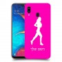 ג'וגלין - אישה כיסוי מגן קשיח בעיצוב אישי עם השם שלך ל Samsung Galaxy A20 יחידה אחת סקרין מובייל