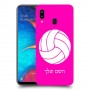 כדורעף - כדור כיסוי מגן קשיח בעיצוב אישי עם השם שלך ל Samsung Galaxy A20 יחידה אחת סקרין מובייל