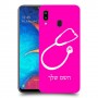 רופא סטטוסקופ כיסוי מגן קשיח בעיצוב אישי עם השם שלך ל Samsung Galaxy A20 יחידה אחת סקרין מובייל