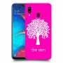 עץ כיסוי מגן קשיח בעיצוב אישי עם השם שלך ל Samsung Galaxy A20 יחידה אחת סקרין מובייל