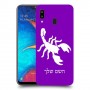 עקרב כיסוי מגן קשיח בעיצוב אישי עם השם שלך ל Samsung Galaxy A20 יחידה אחת סקרין מובייל