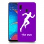 רץ כיסוי מגן קשיח בעיצוב אישי עם השם שלך ל Samsung Galaxy A20 יחידה אחת סקרין מובייל