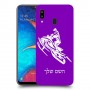 אופנוע שלג כיסוי מגן קשיח בעיצוב אישי עם השם שלך ל Samsung Galaxy A20 יחידה אחת סקרין מובייל