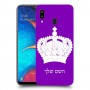 כתר מלכותי כיסוי מגן קשיח בעיצוב אישי עם השם שלך ל Samsung Galaxy A20 יחידה אחת סקרין מובייל