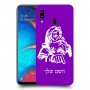 סנטה קלאוס כיסוי מגן קשיח בעיצוב אישי עם השם שלך ל Samsung Galaxy A20 יחידה אחת סקרין מובייל